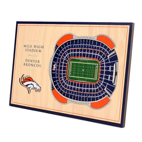 NFL 3D StadiumViews Desktop Display By Youthefan in Denver Broncos | 12" x 8" x 0.375" | Michaels®
